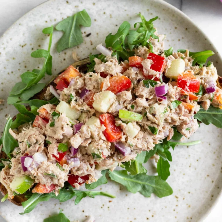 Simple Tuna Salad with Edamame and Apples