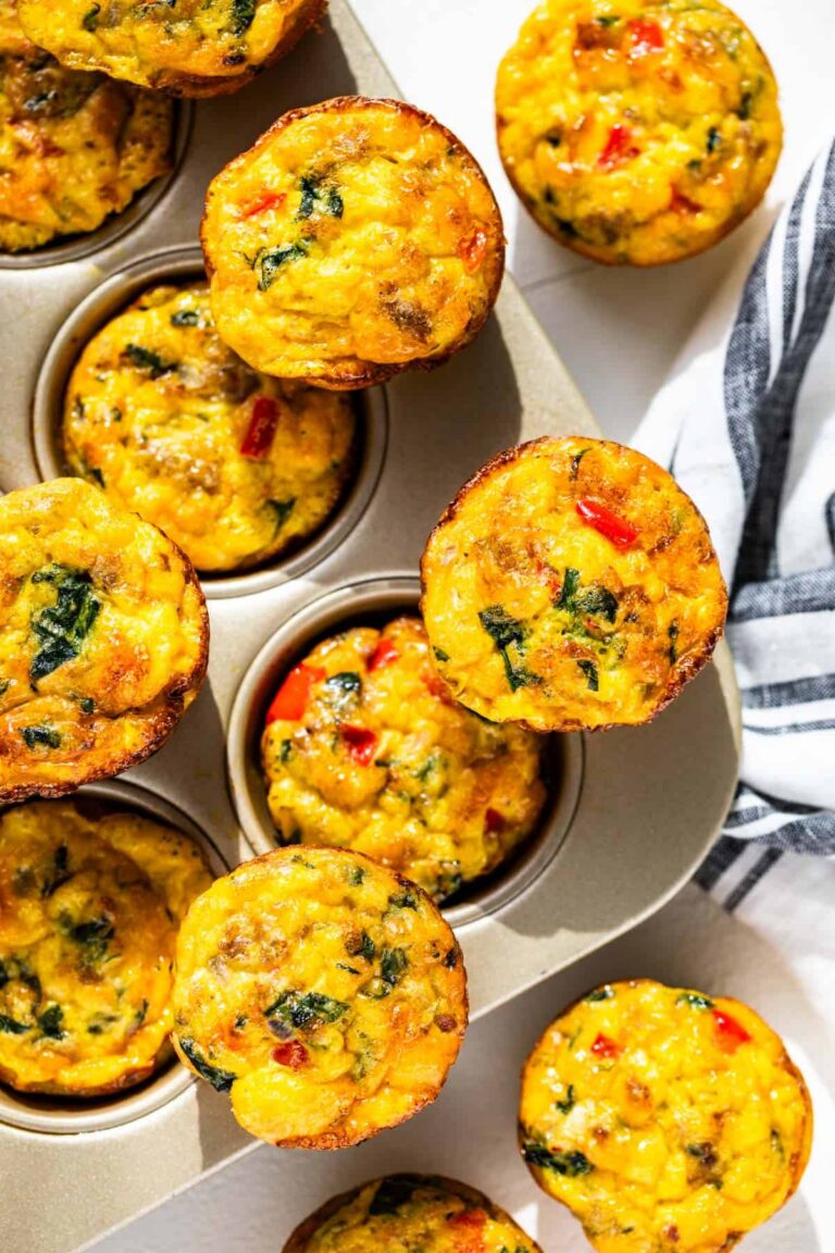 High-Protein Sausage Egg Muffins