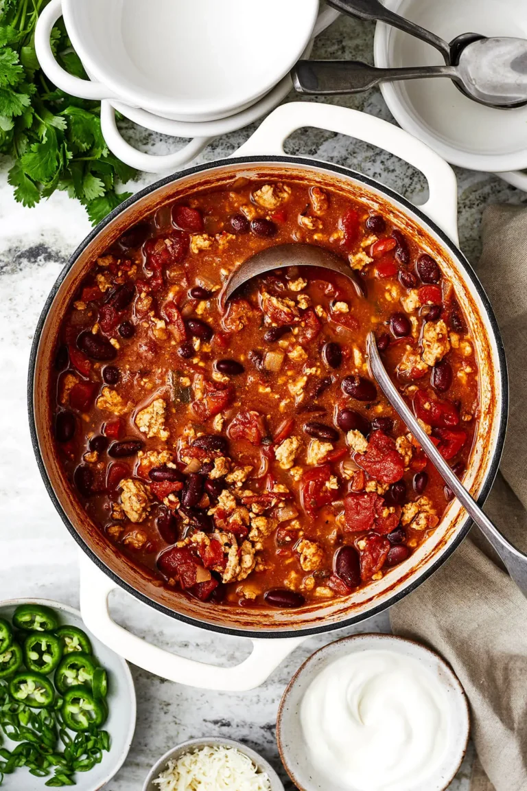 Hearty Turkey and Bean Chili
