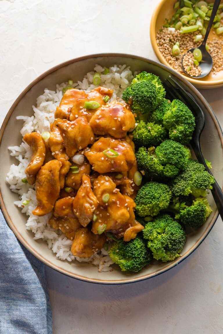 Bourbon Chicken & Broccoli
